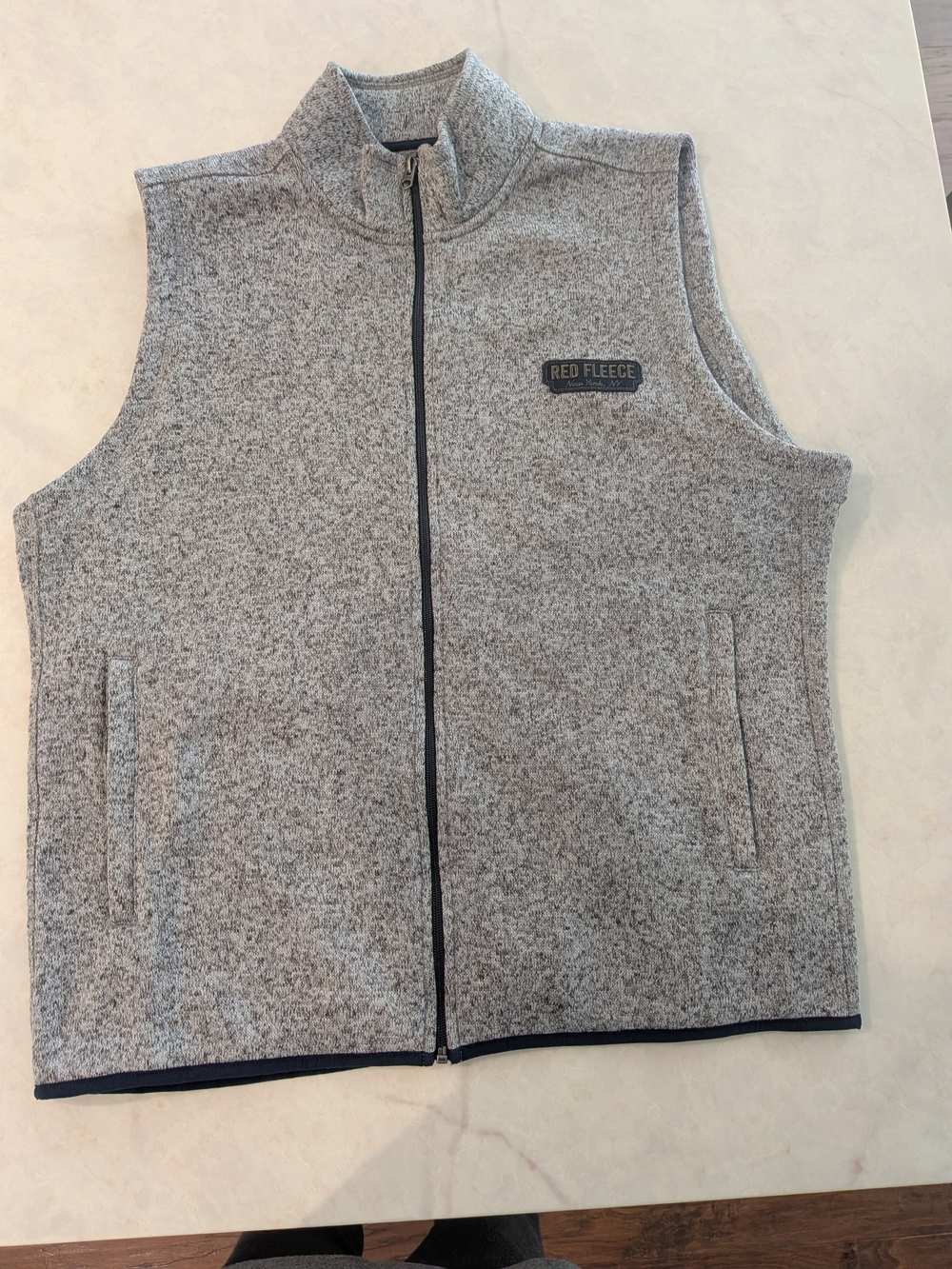 Brooks Brothers Men's Gray Fleece Vest New With Tags Size XL